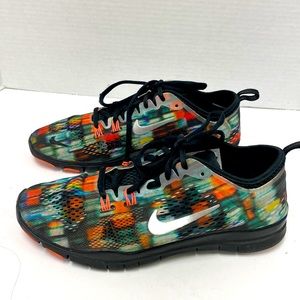 Nike Multicolor Running Shoes with Black Soles